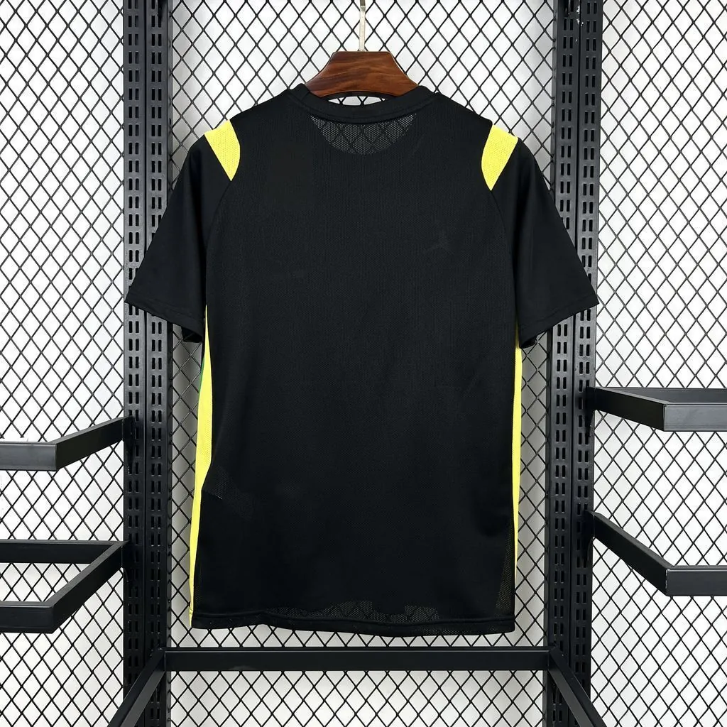 2026 Brazil Mens Pre-Match Kit Football Black T-Shirt AAAAJersey Supply Yupoo6 3