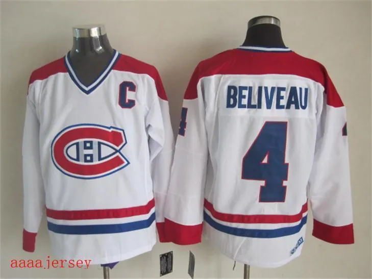 Montreal Canadiens retro ice hockey jersey M-3XL 蒙特利尔加拿大人复古冰球服 4