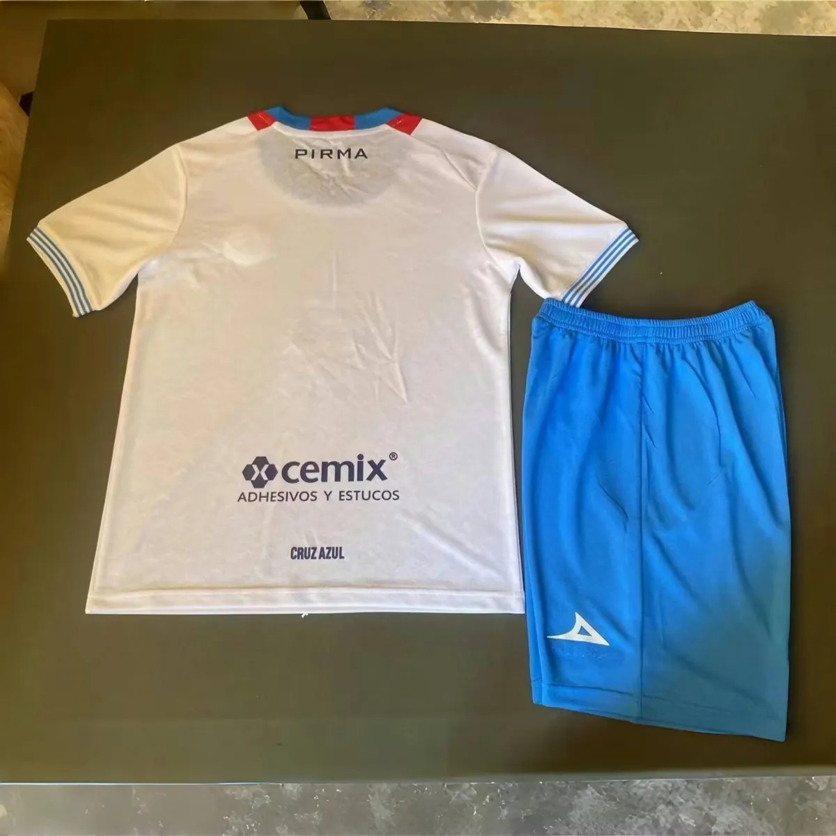 24-25 Cruz Azul Away Kid Kits Youth Apparels Sport AAAAJersey Yupoo 1
