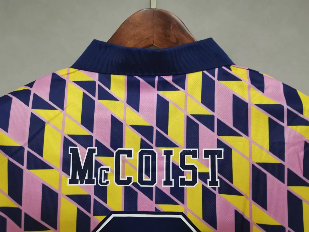 88-89 Scotland third away soccer jersey 8