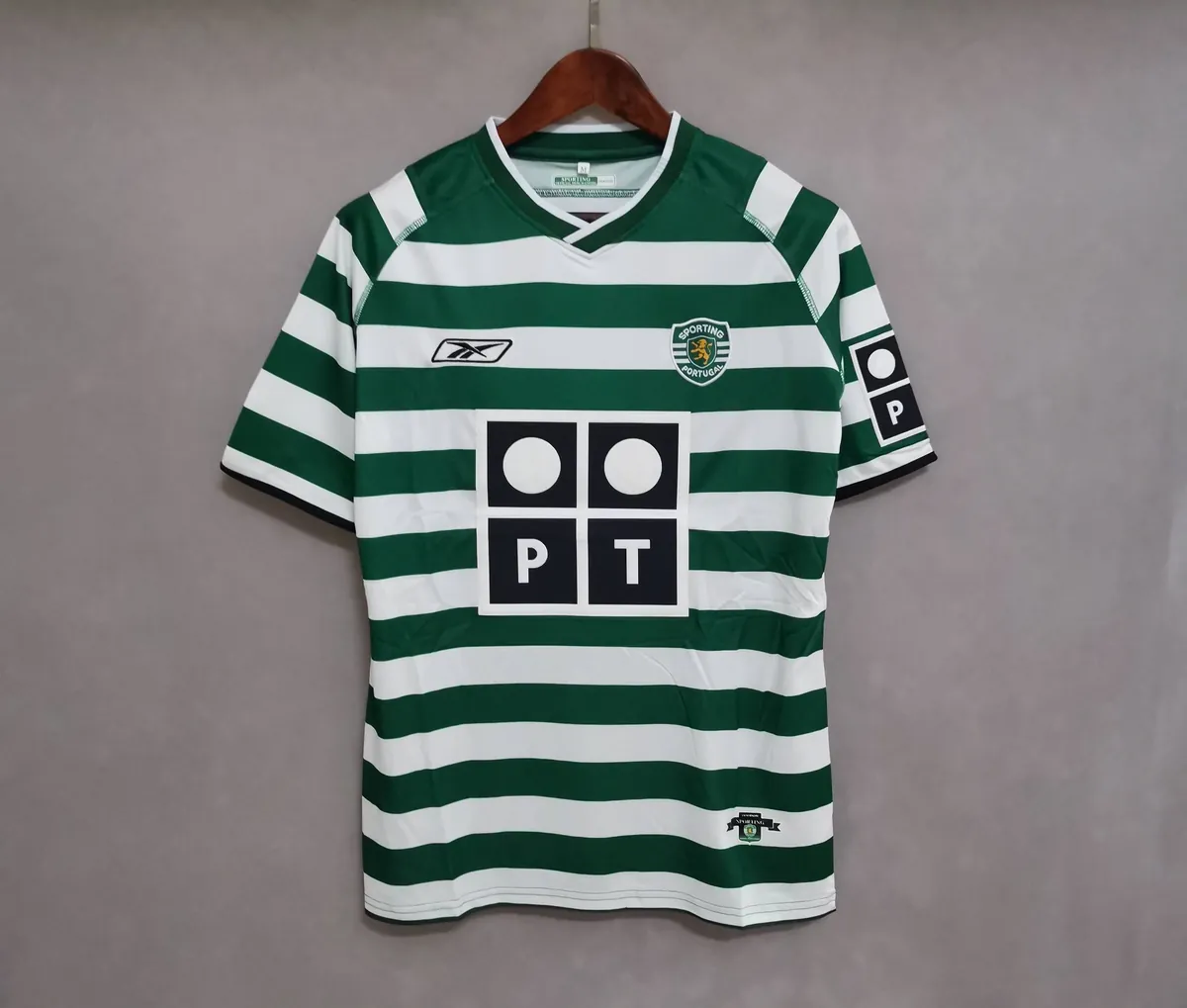03-04 Sporting Lisbon Home Retro Kit Vintage Shirt Football Jerseys Yupoo 10