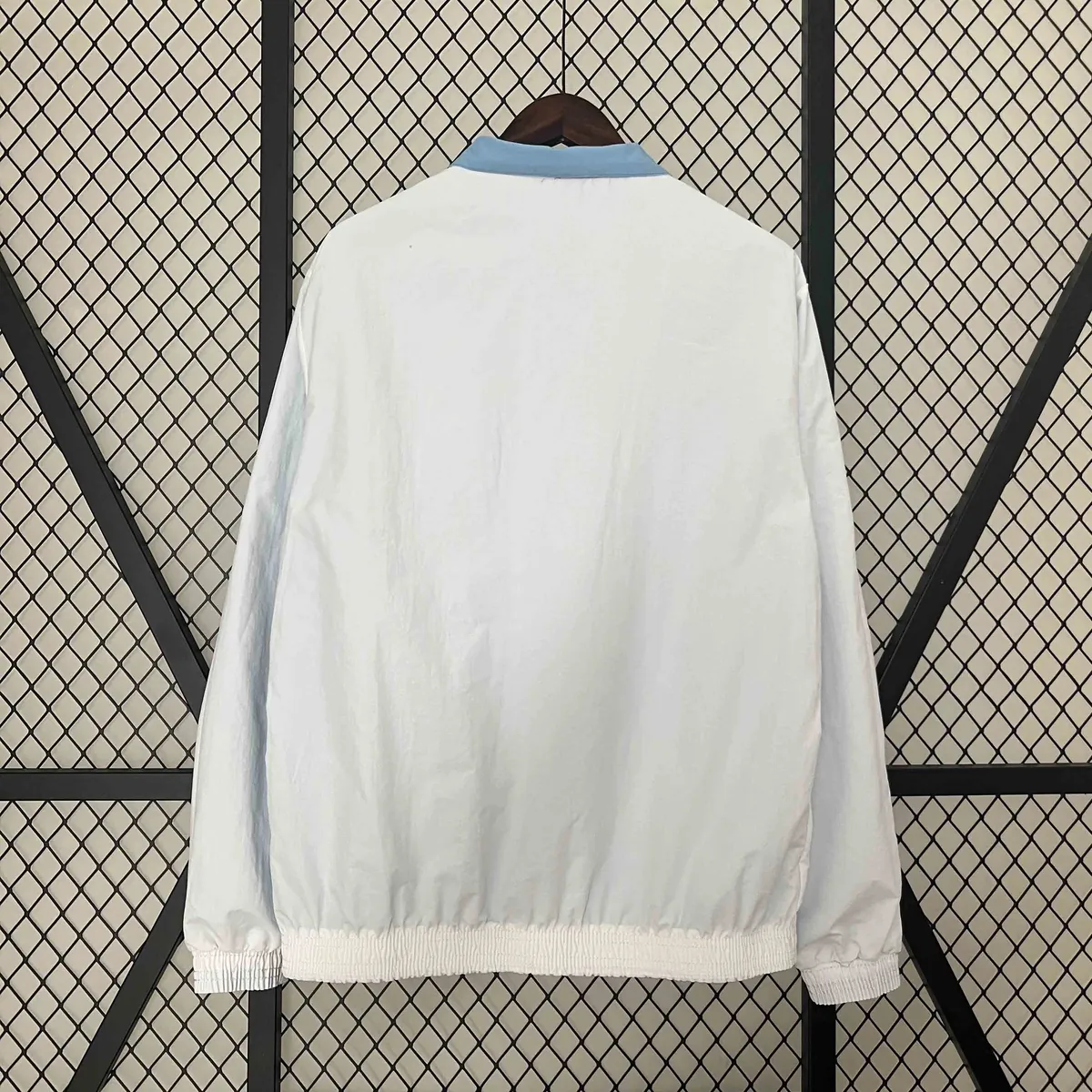 23-24 Lazio Blue and White Reversible Windbreaker Double-Sides Jacket Football Replicas 5