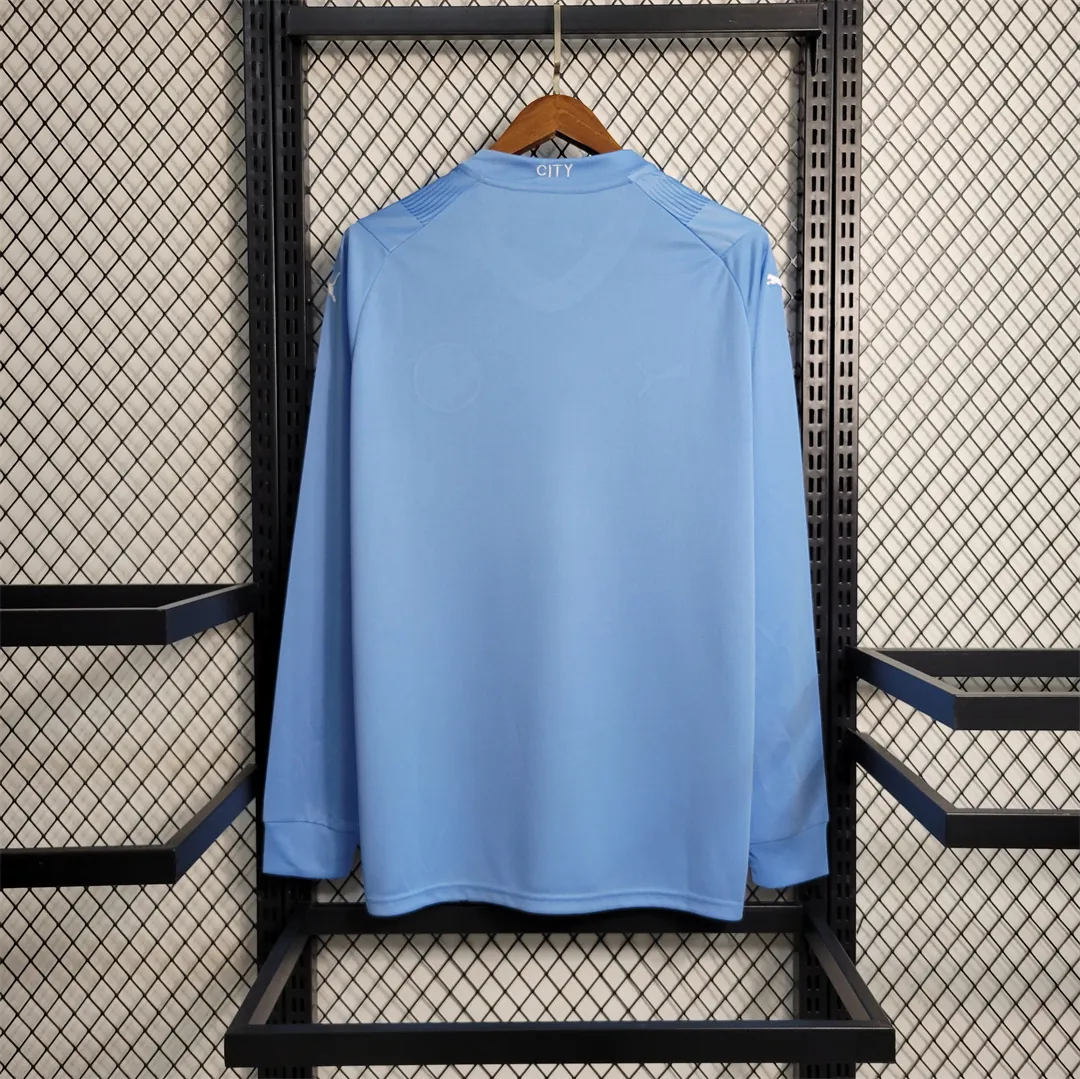 23-24 Manchester City home Long Sleeve 6