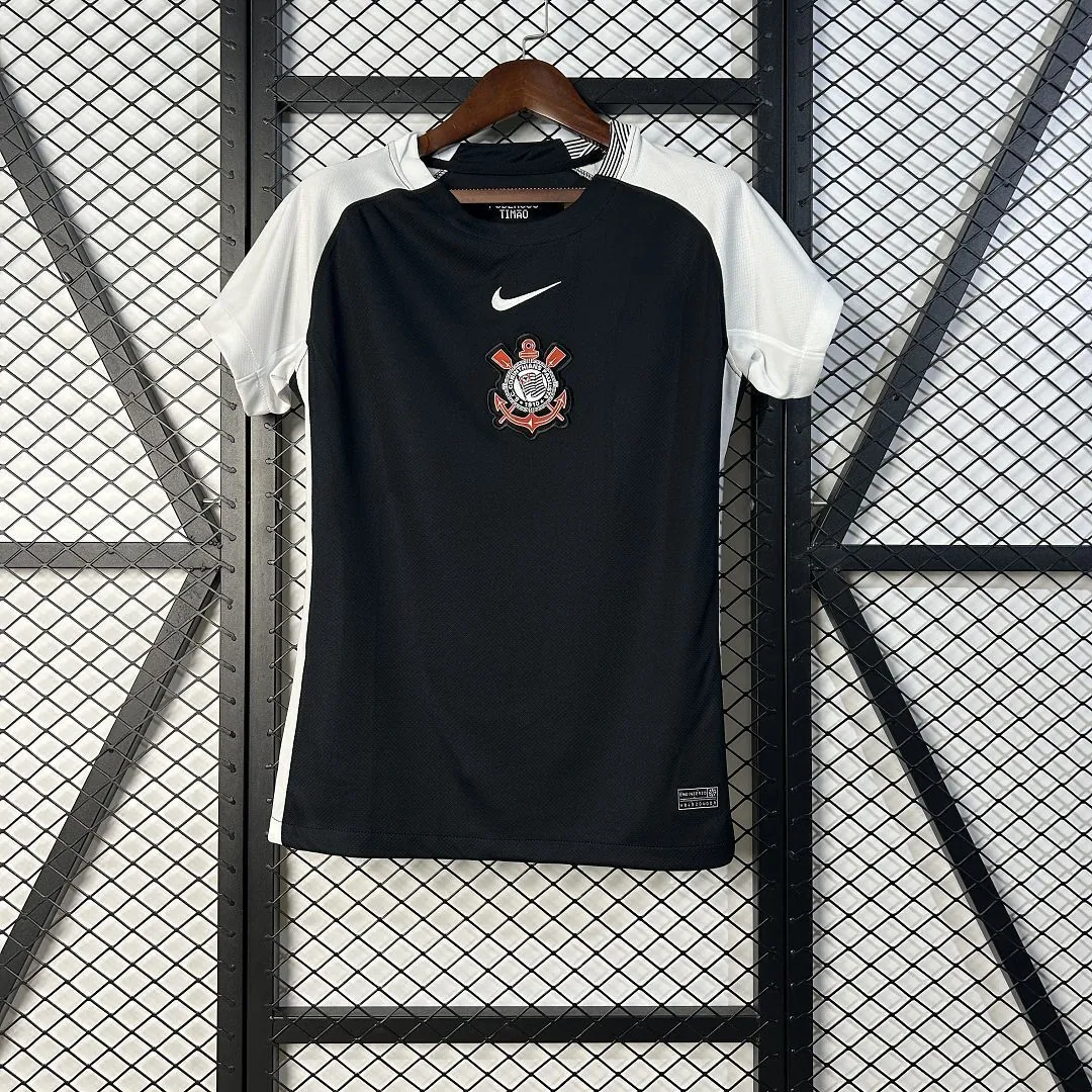 25-26 Corinthians Away Women Shirt Lady Uniform Soccer AAAAJersey Yupoo 7