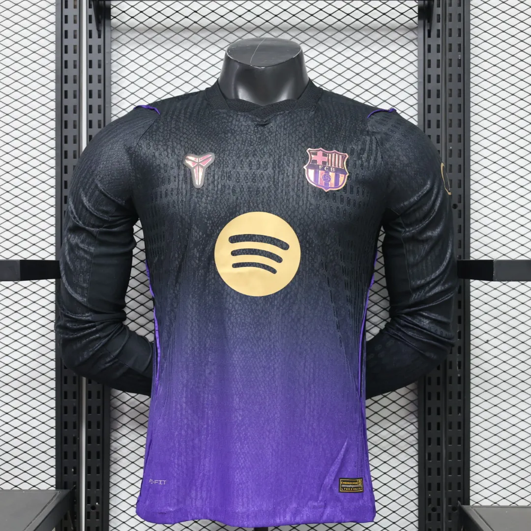26-27 Barcelona Away Kit Soccer Player Version Long Sleeve Shirt AAAAJersey Supply Yupoo 10 9
