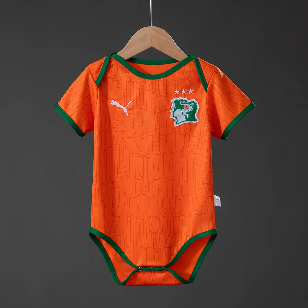 2026 World Cup Ivory Coast Kit Home Baby Onesie Jersey Yupoo 2 2