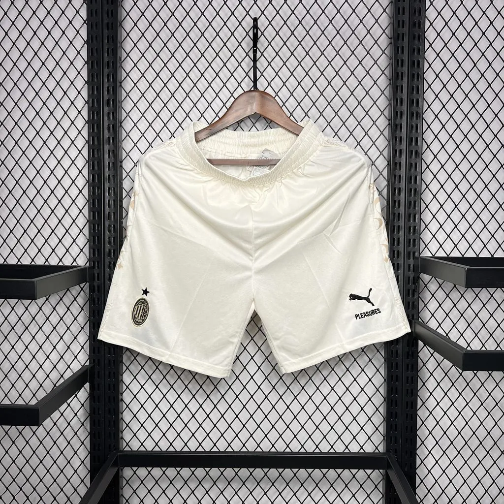 23-24 AC Milan Fourth Beige Shorts Football Trousers Soccer AAAAJersey Yupoo 4