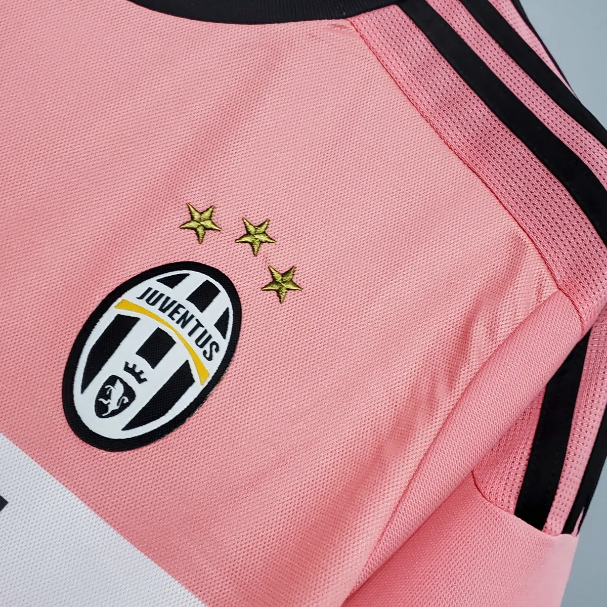 15-16 Juventus away pink Retro Football Jersey S-2XL 11