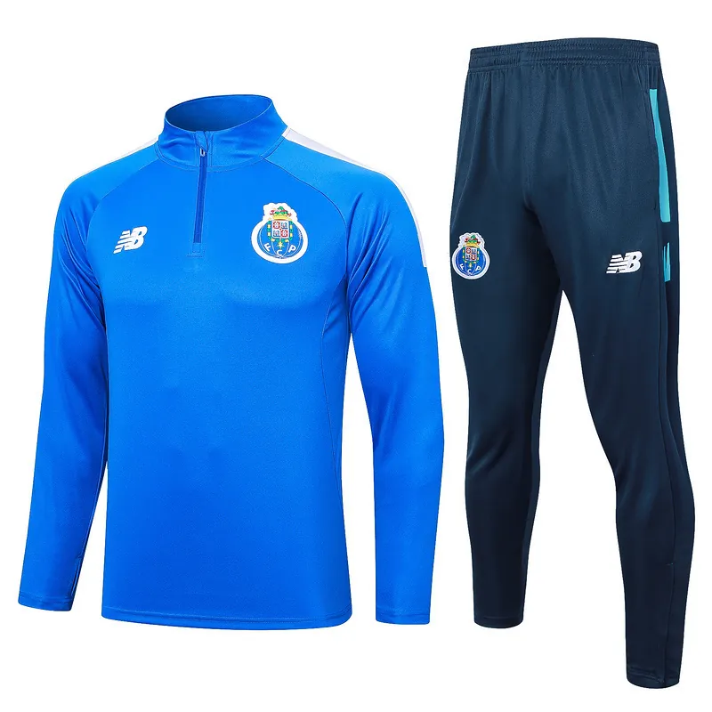 23-24 Porto Long Sleeve Kits Blue Training Suits Football Jerseys Yupoo 3