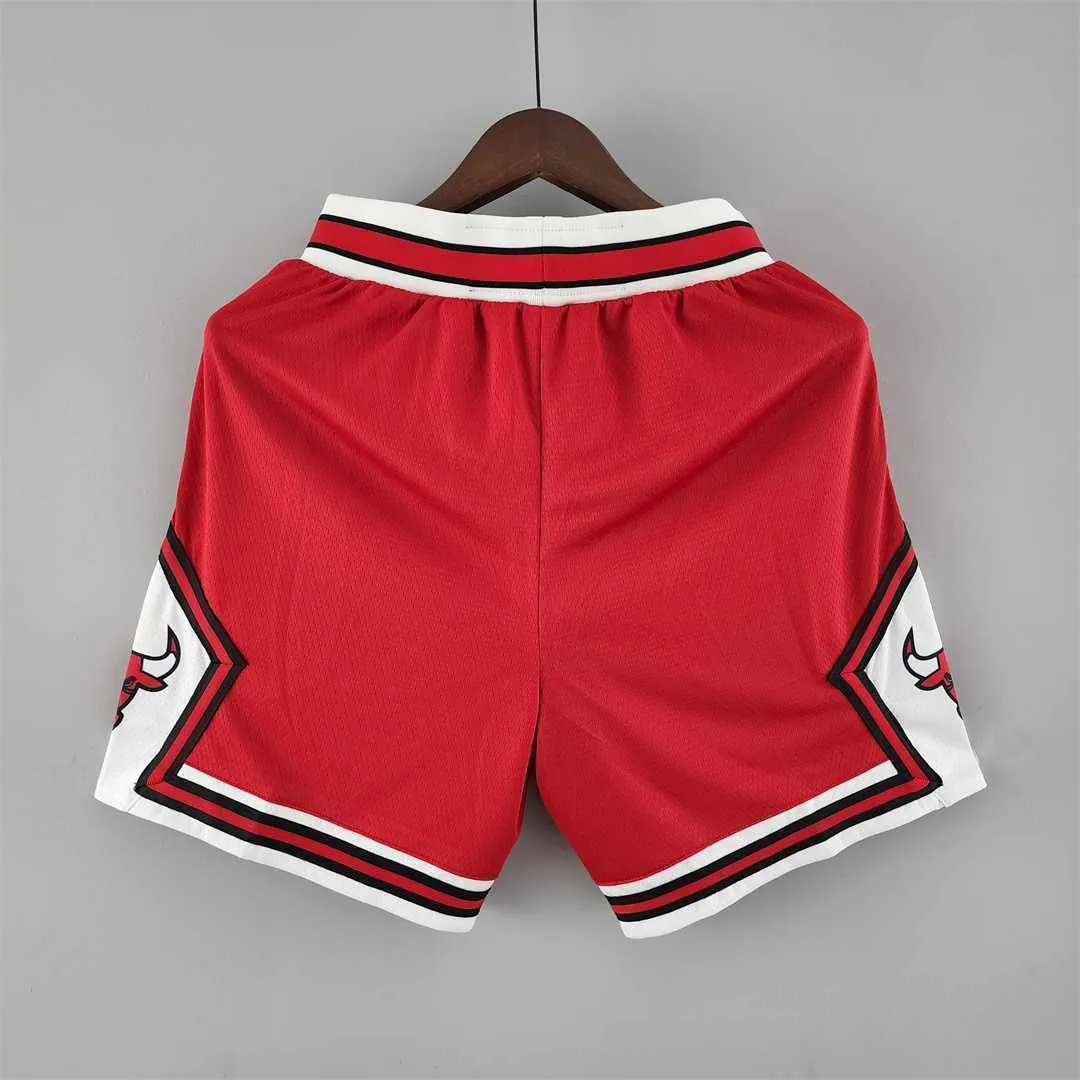 Chicago Bulls red NBA shorts 1