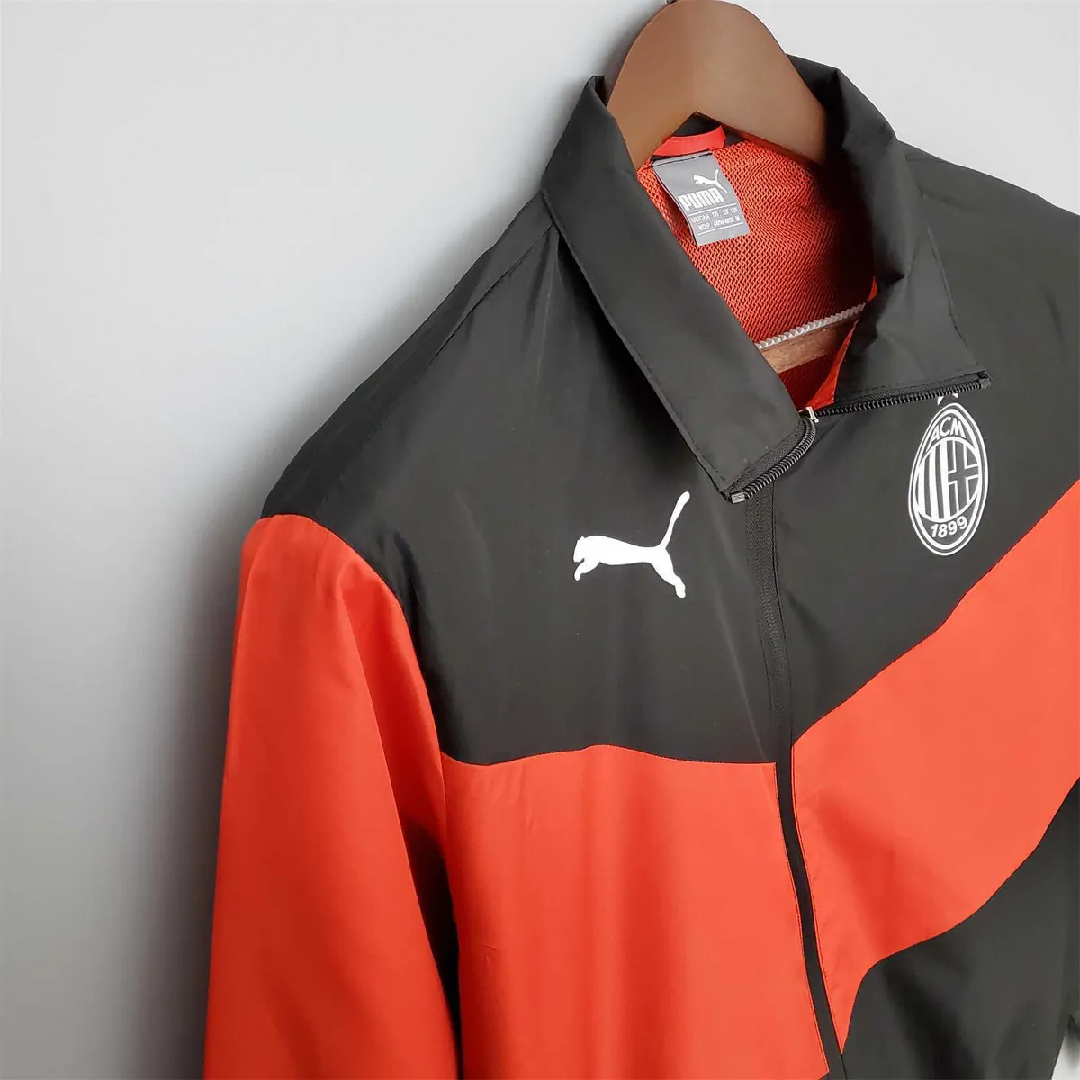 21-22 AC Milan blackwhite windbreaker 4