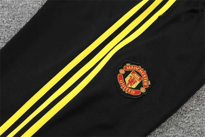 Manchester United Polo black and yellow-three sides 18