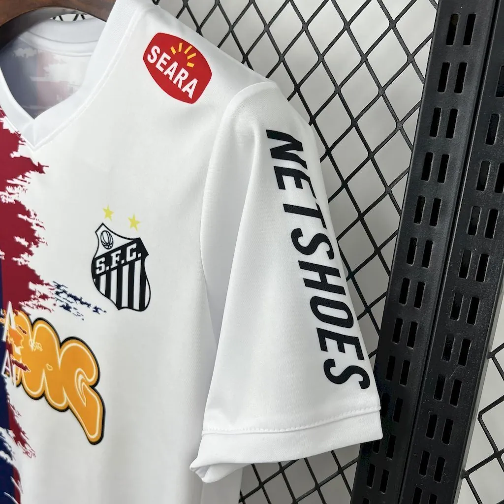 25-26 Neymar Jr Exclusive Edition Barcelona-Santos Shirt Football Uniform AAAAJersey Wholesale 3