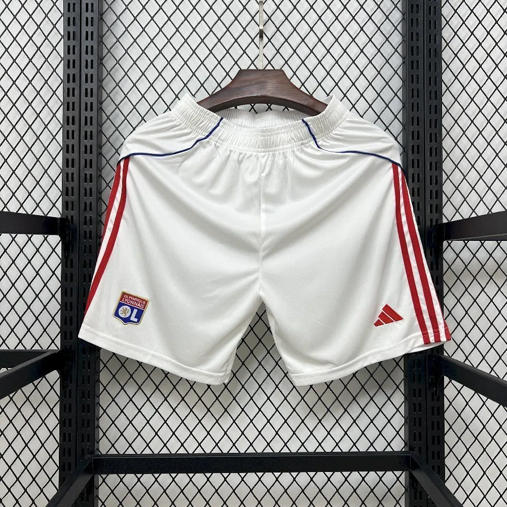 25-26 Lyon Home Shorts Football Trousers AAAAJersey Supply Yupoo 4