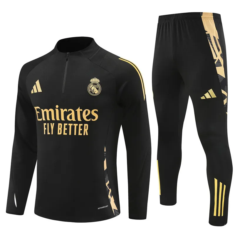 24-25 Real Madrid Long Sleeve Training Suit Football Shirts 4