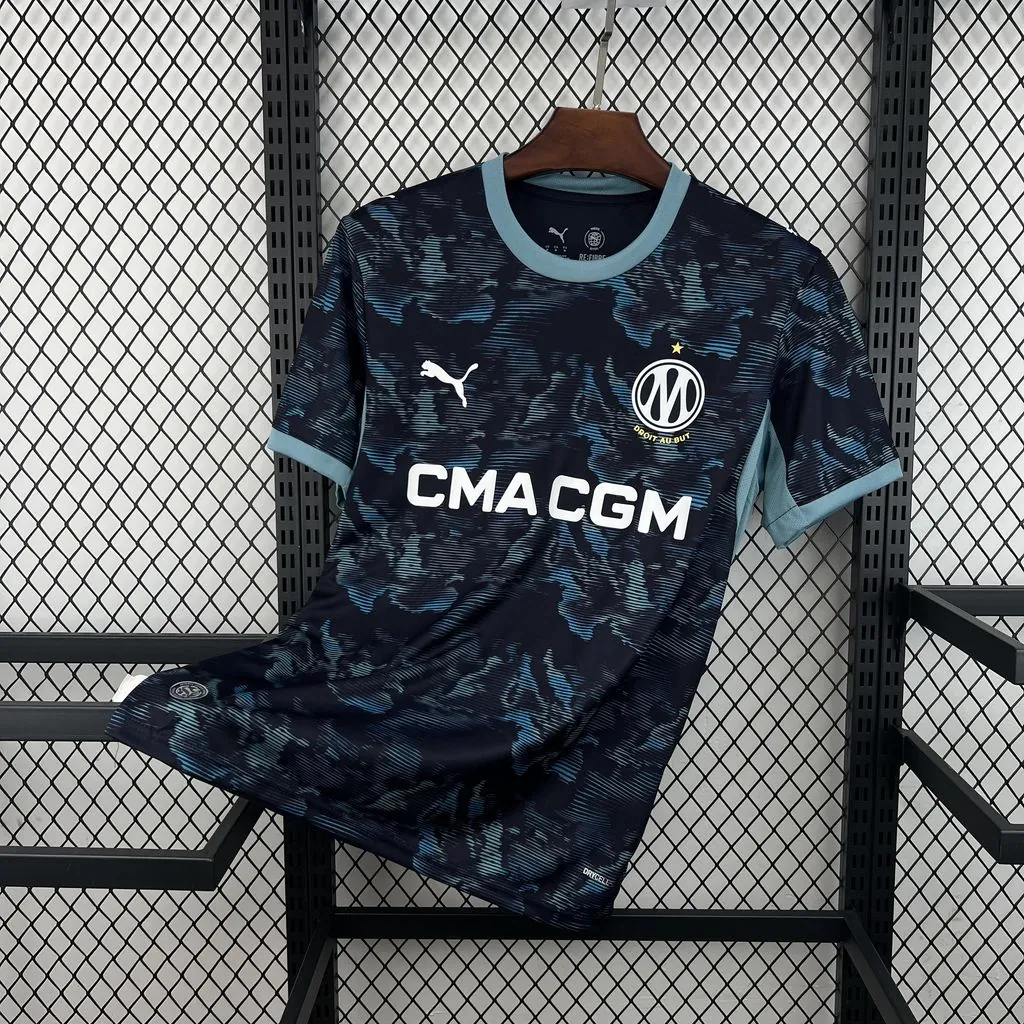 26-27 Marseille Mens Away Kit Football T-Shirt AAAAJersey Supply Yupoo 9 6