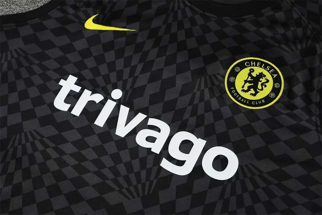 22-23 Chelsea vest training kit kit black stripe 12