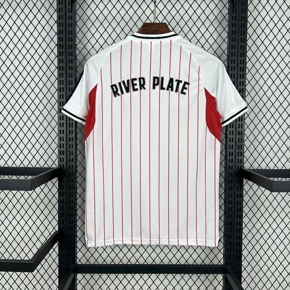 25-26 River Plate Baseball Uniform Football Kit AAAAJersey Supply Factory Yupoo 1