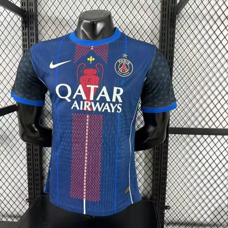 25-26 PSG Special Edition Kit Player Version Maillot été Soccer Sino Shirt AAAAJersey Yupoo 5