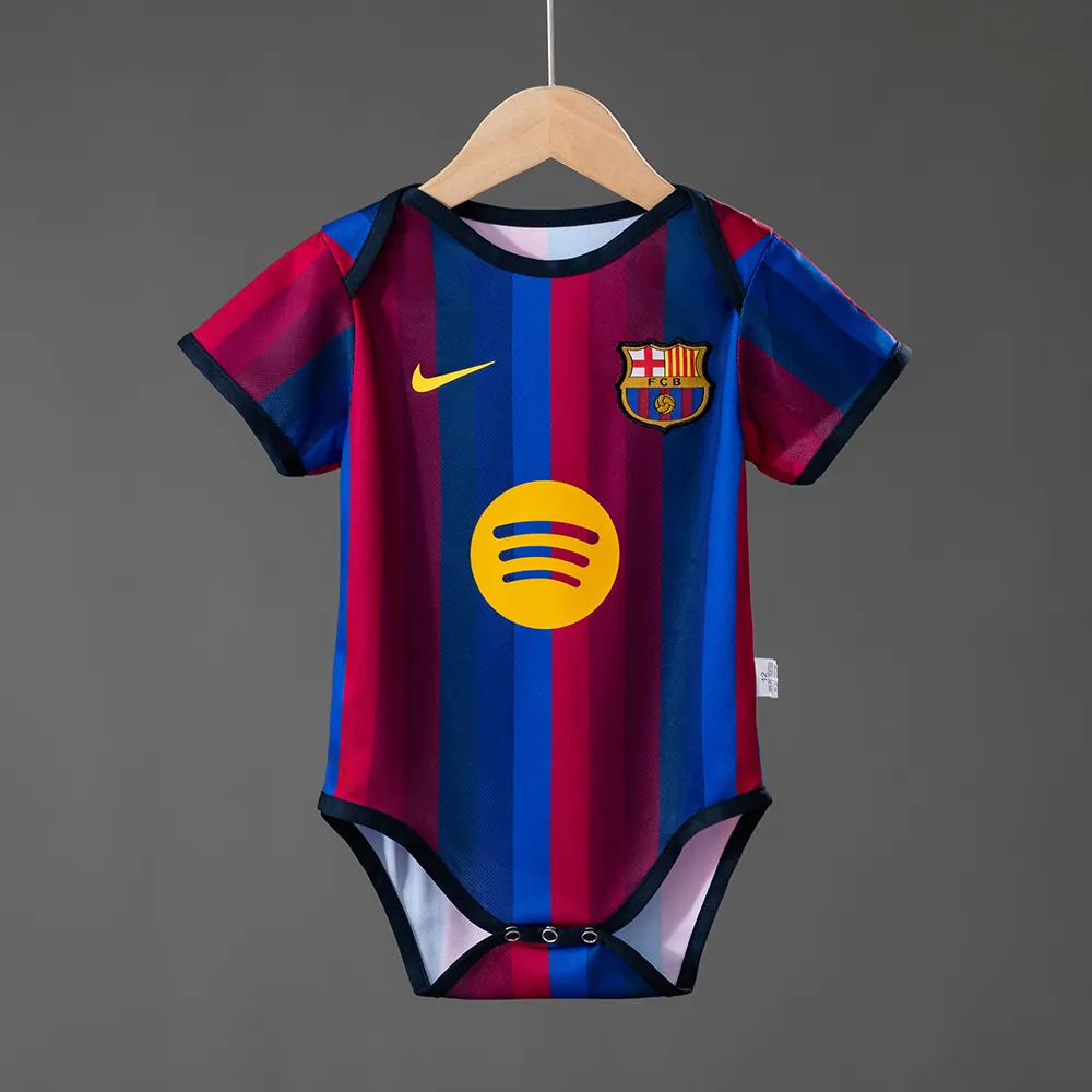26-27 Barcelona Home Kit Baby Onesie Jersey Yupoo 2 1