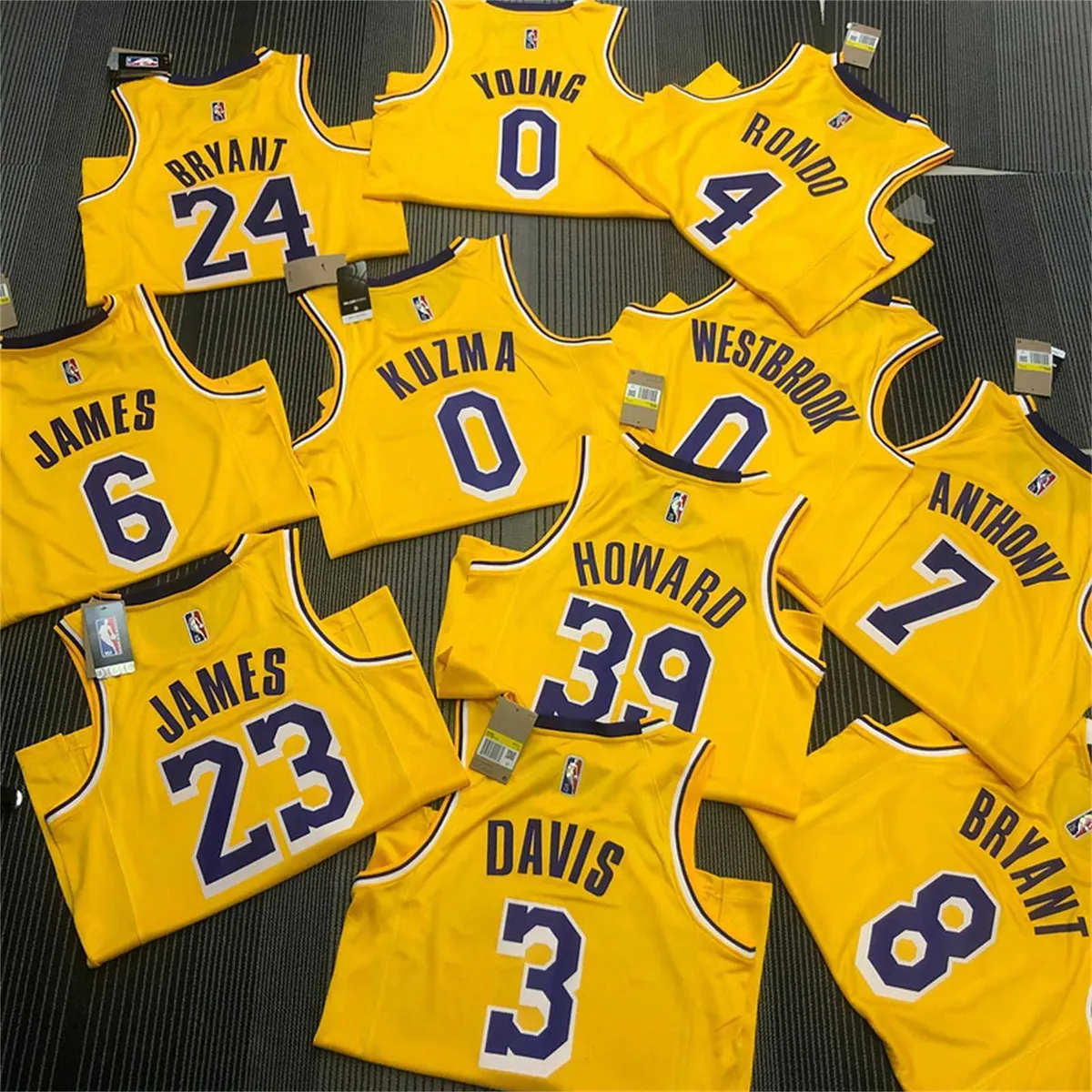 75th Anniversary Lakers Yellow 30