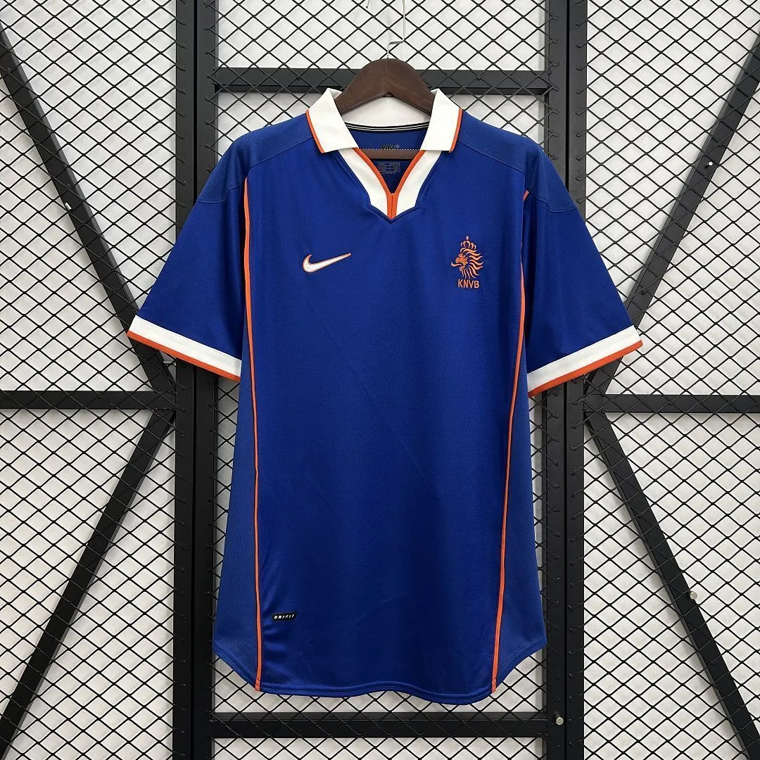 1998 Netherlands Home Retro Kit Vintage Shirt AAAAJersey Supply Yupoo 8