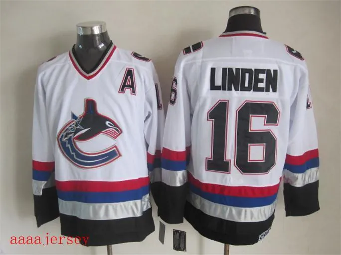 Vancouver Canucks retro ice hockey jersey M-3XL 温哥华加人队复古冰球服 2