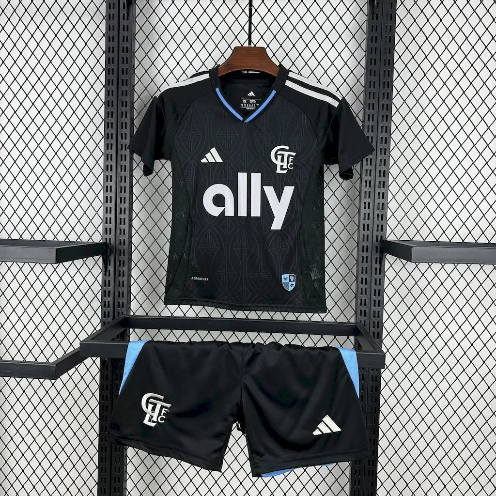 25-26 Charlotte FC Away Kid Kits Soccer AAAAJersey Yupoo 16-28 5