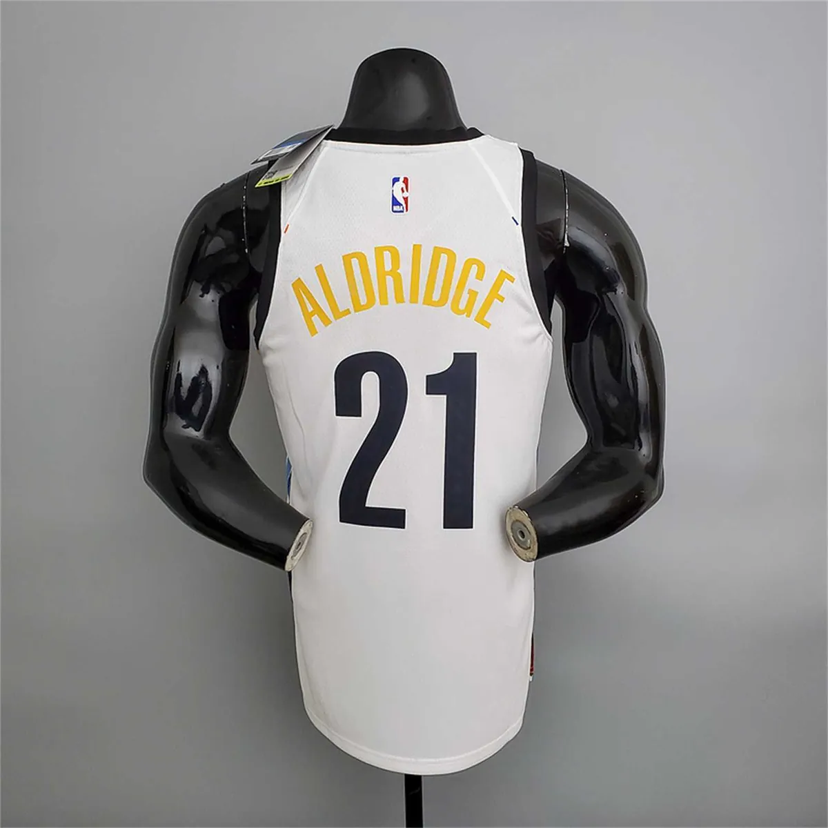 Nets Aldridge #21 graffiti (white) 8