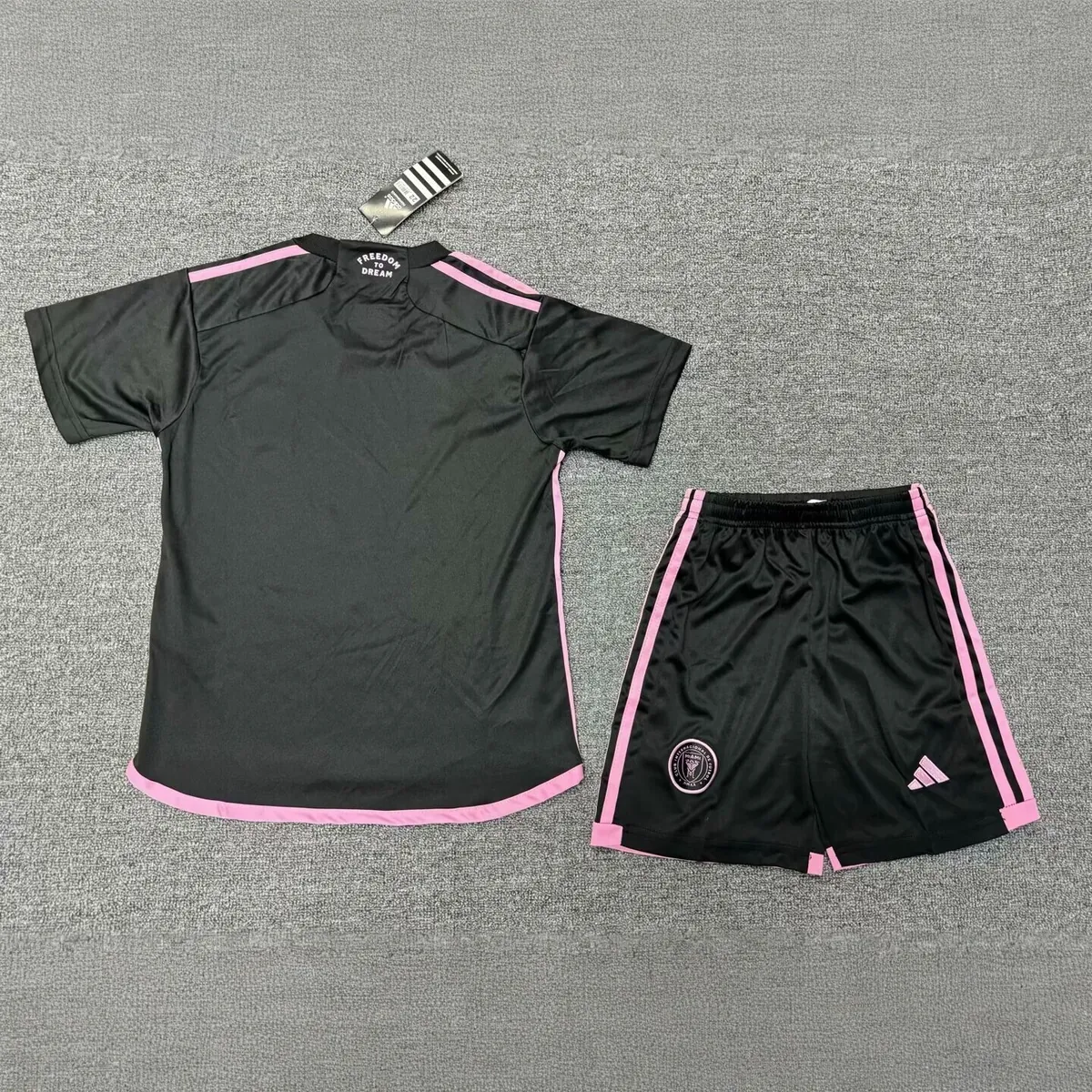 23-24 Inter Miami Away Kids Kits With IMFC Foundation Sponsor Suits Soccer Jerseys Yupoo 1