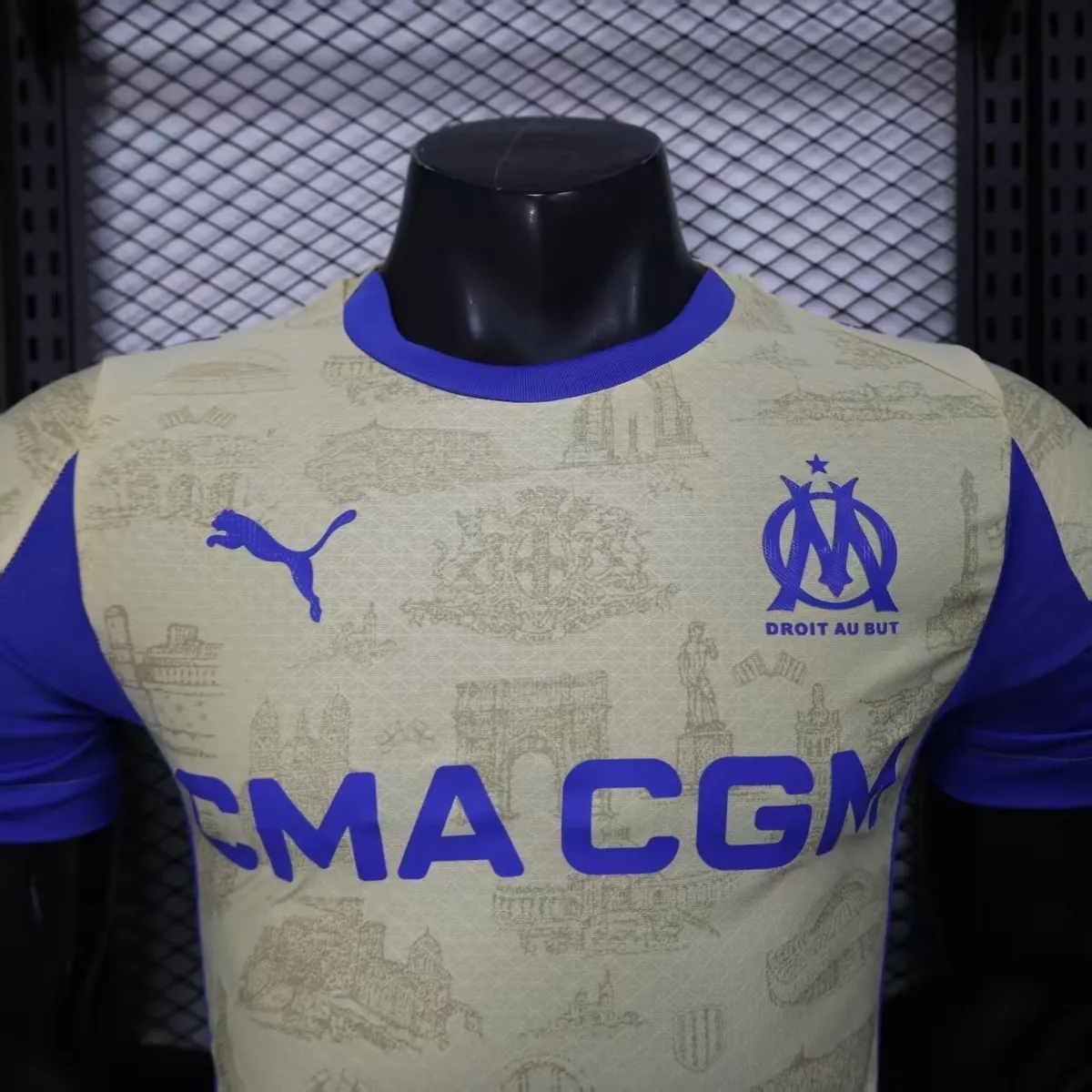 25-26 Marseille Third Player Version Kit Football T-Shirt AAAAJersey Supply Yupoo 1