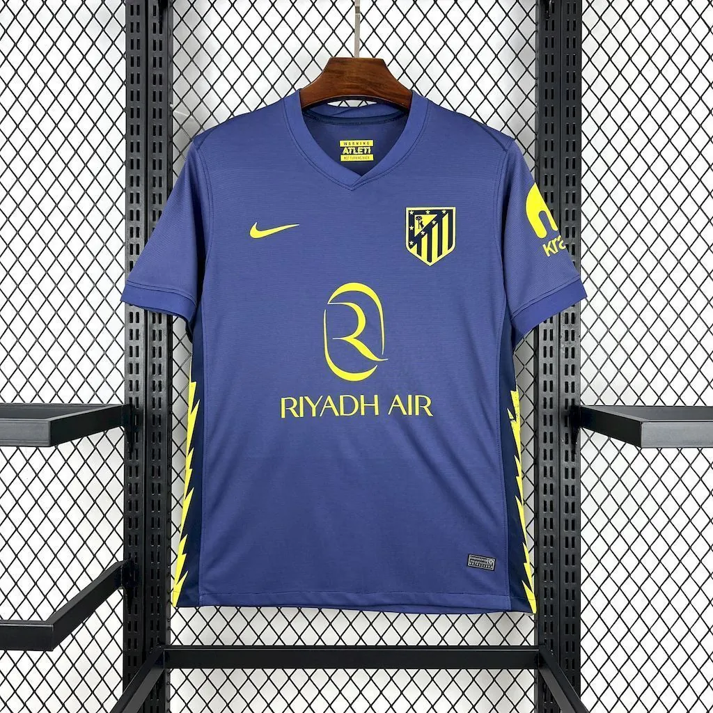 25-26 Atletico Madrid Away T-Shirt Football Apparels Soccer AAAAJersey Yupoo 7