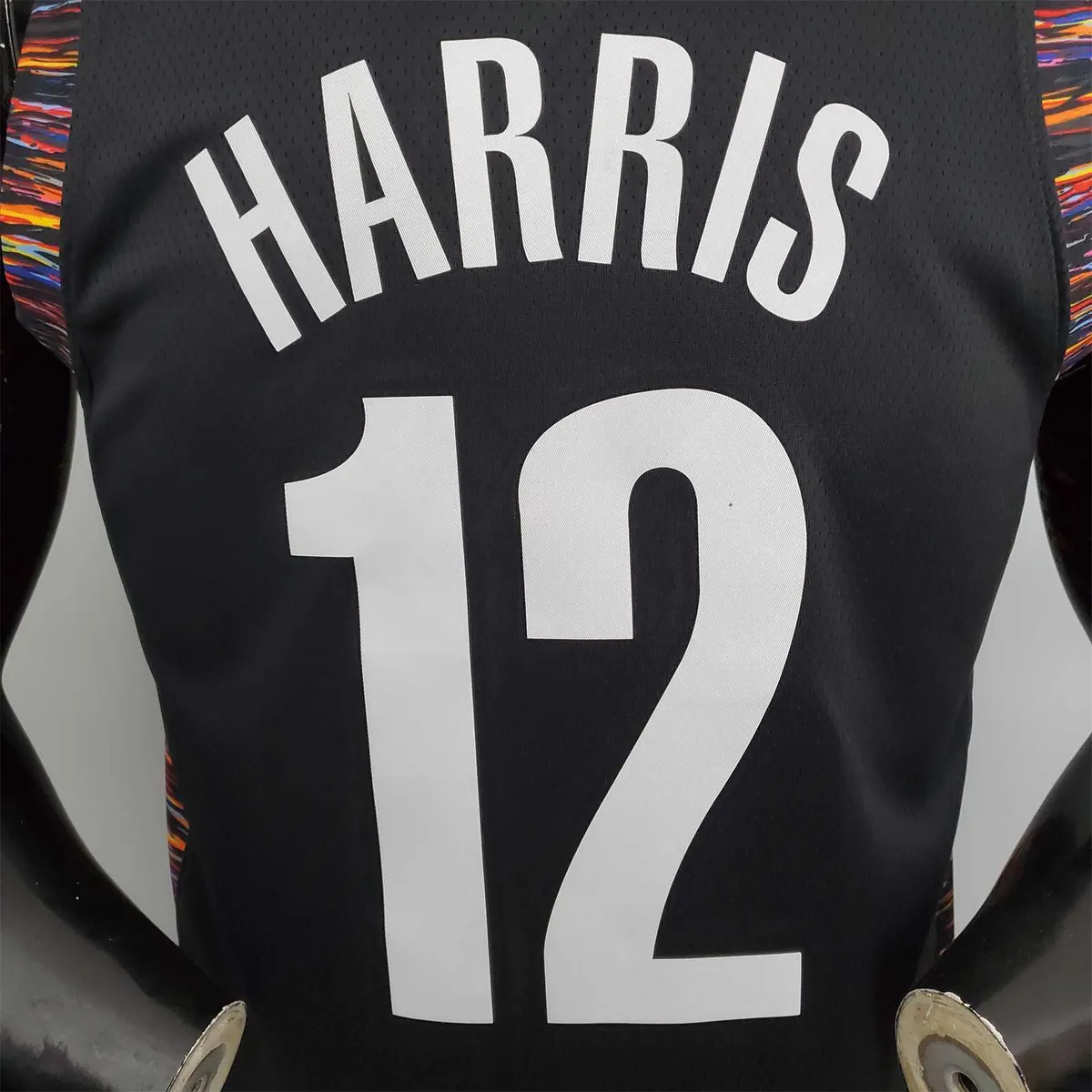 harris#12 Brooklyn Nets City version black 3