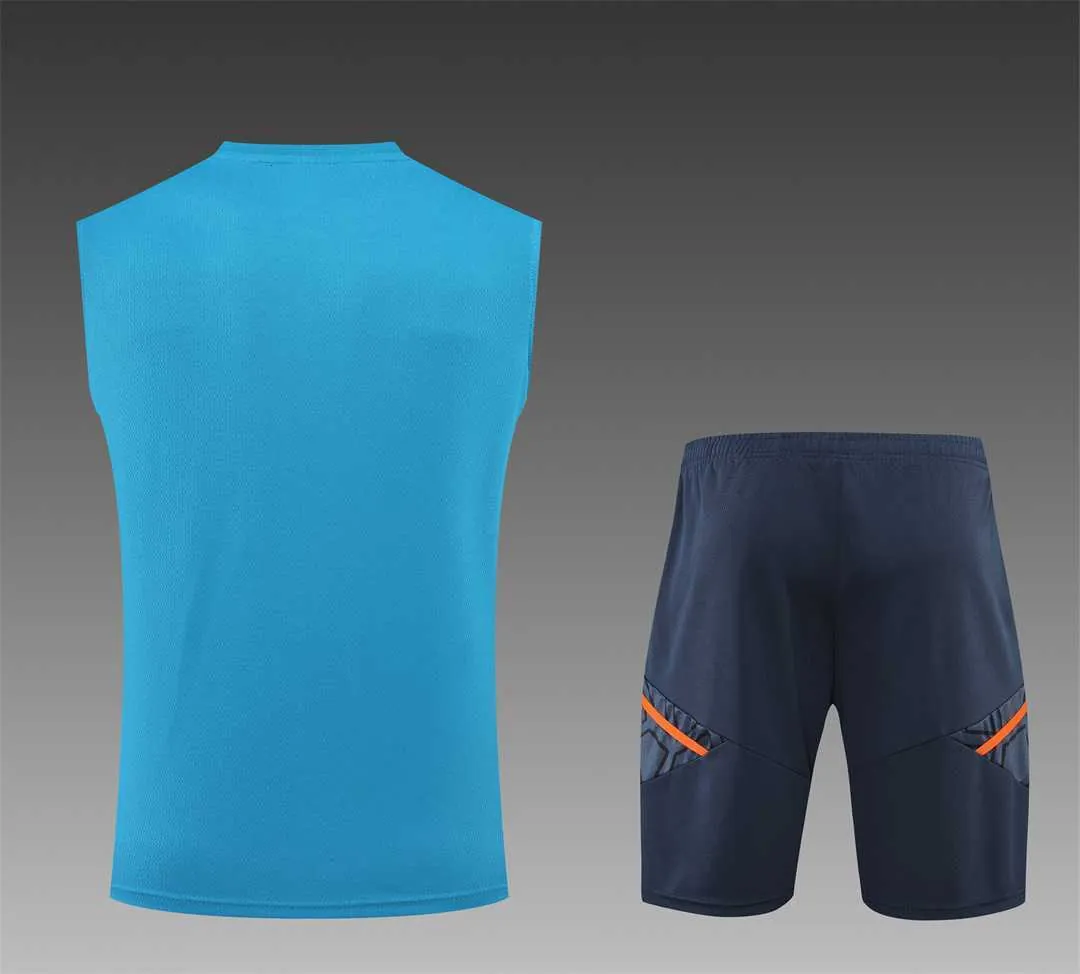 22-23 Manchester United vest training suit kit Blue 18