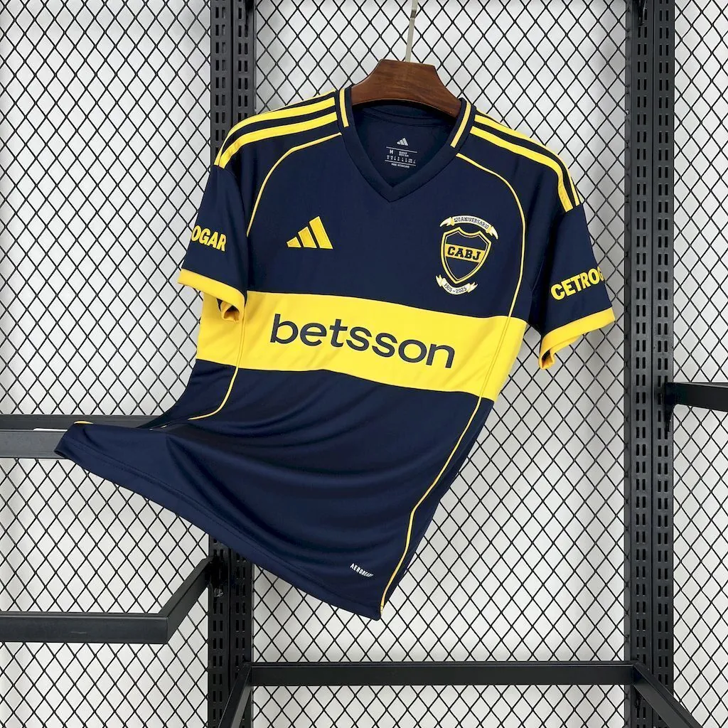 25-26 Boca Juniors 120th Anniversary Home Shirt Soccer Uniform AAAAJersey Yupoo 7