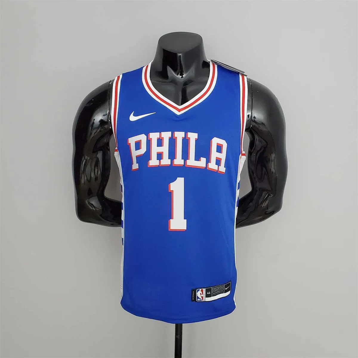 76ers Harden #1 V-Neck Blue 9