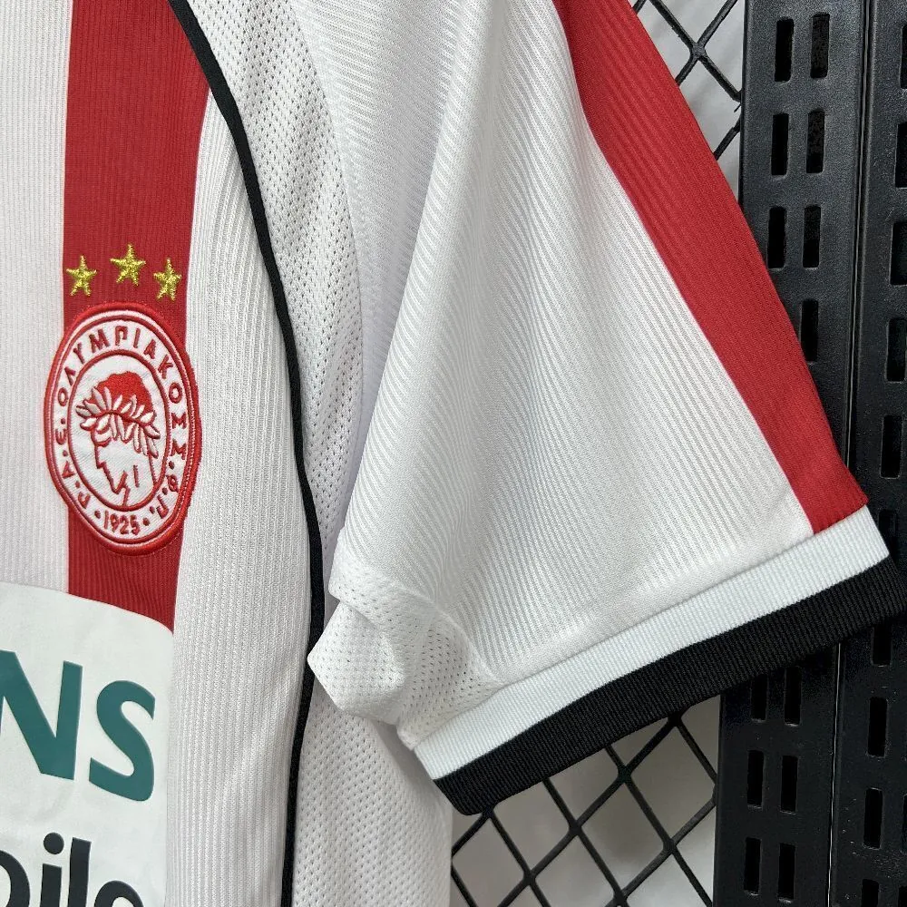 01-02 Olympiacos Hone Retro Kit Vintage Shirt AAAAJersey Wholesale Yupoo 2