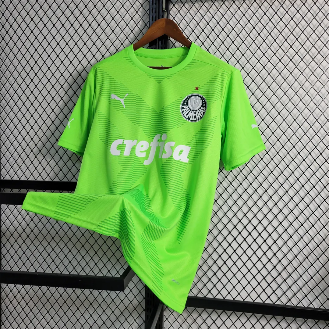 23-24 Palmeiras fluorescent green goalkeeper 6