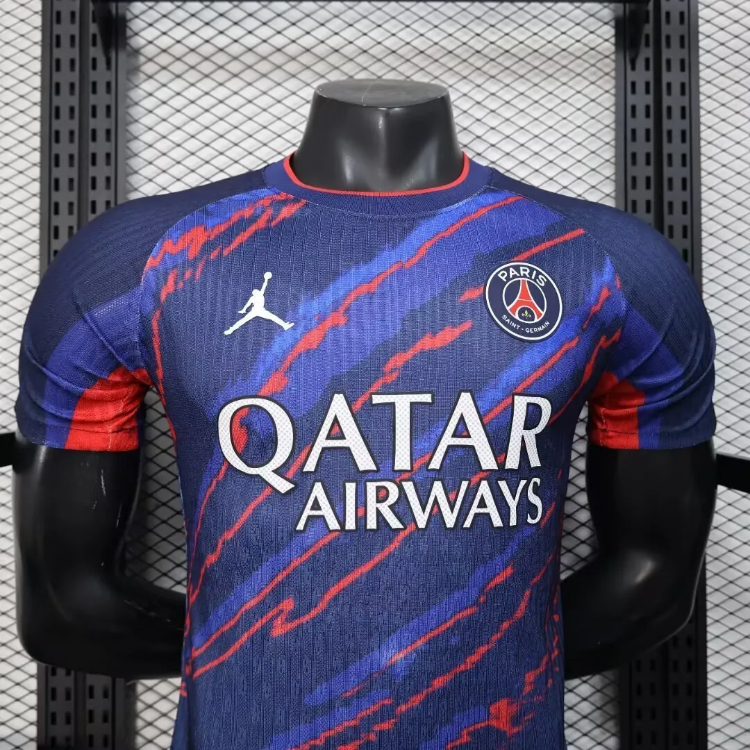 25-26 PSG Special Edition Kit Player Version Maillot été Soccer Sino Shirt AAAAJersey Supply Yu 8