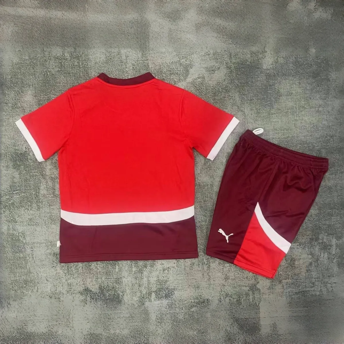 2024 Switzerland Home Kid Kits UEFA Euro Youth Apparels Football AAAAJersey Supplier 4