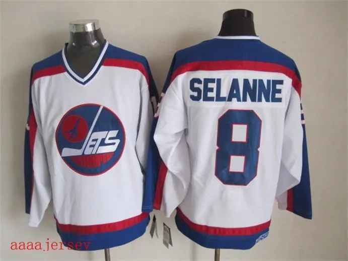 Winnipeg Jets retro ice hockey jersey M-3XL 温尼伯喷气机队复古冰球服 4
