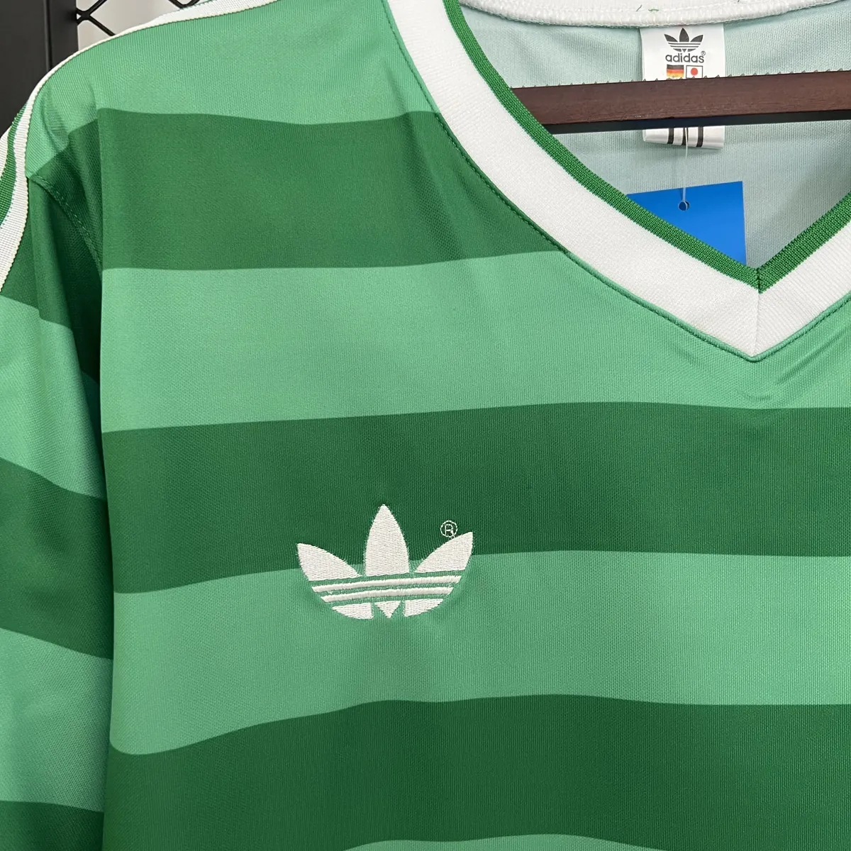 1984 Germany Away Retro Kit Vintage Green Shirt AAAAJersey Wholesale Yupoo 1