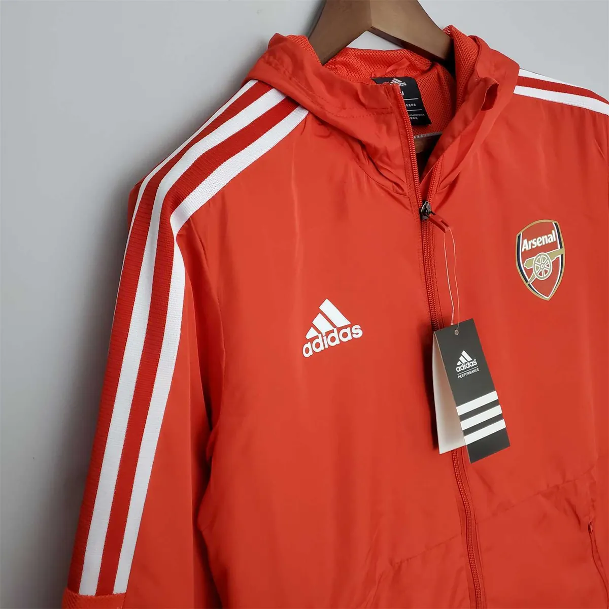 22-23 Arsenal red windbreaker 1