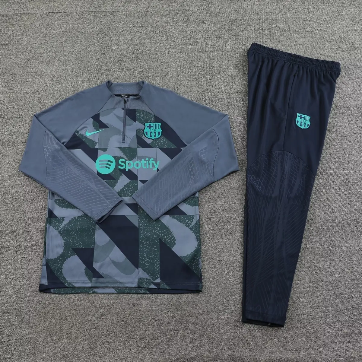 23-24 Barcelona Long Sleeve Training Suit Yupoo 1