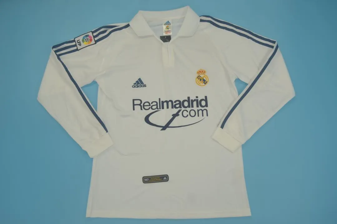 00-01 Real Madrid home long sleeve 12
