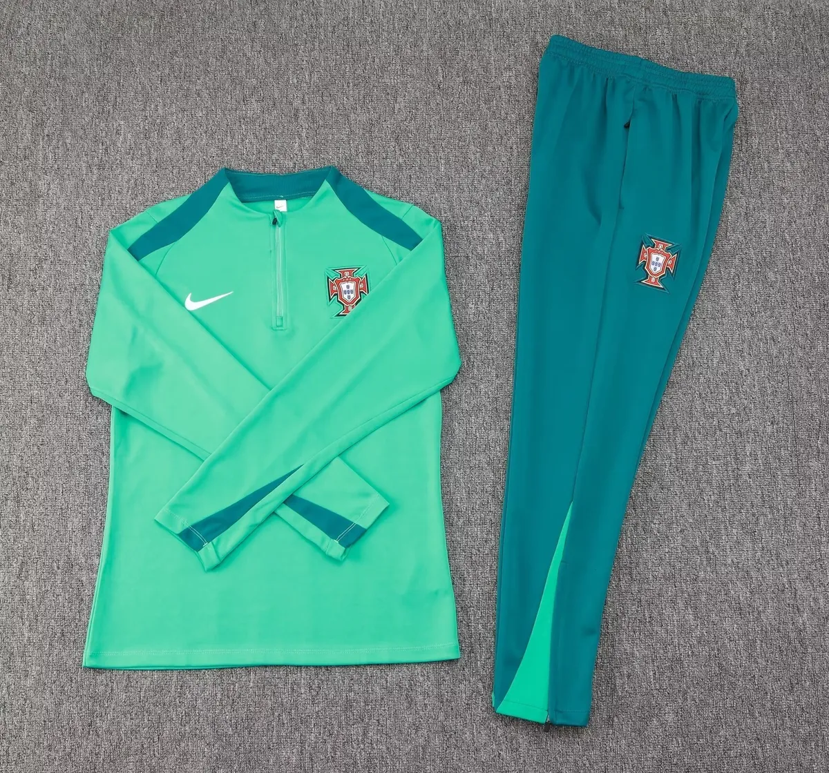 2024 Portugal Long Sleeve Training Suit Football Shirts 1