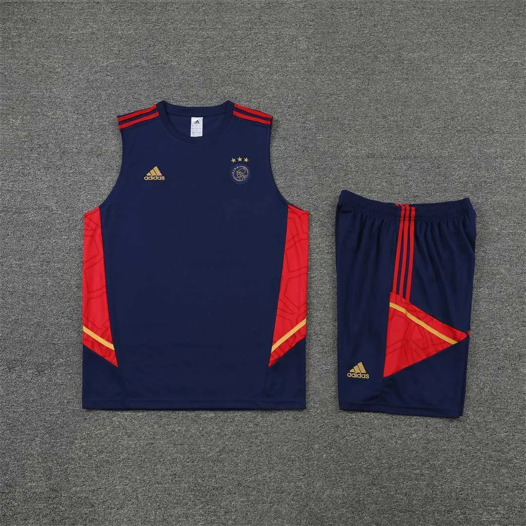 22-23 Ajax vest training suit kit Black 3