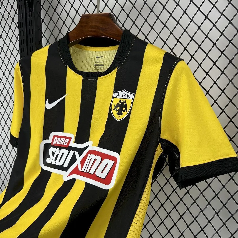 25-26 AEK Athens Home Kit Football Shirt AAAAJersey Wholesale Yupoo 2