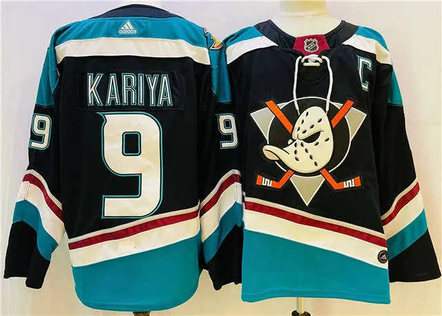 Ducks retro ice hockey jersey 【ID10061619】M-3XL 阿纳海姆鸭队复古冰球服 2