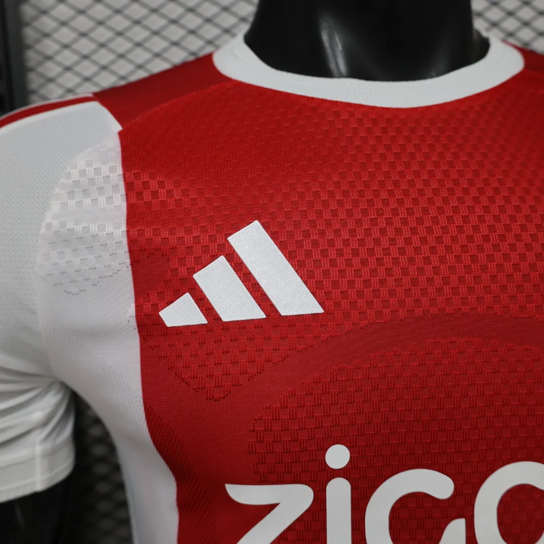 26-27 Ajax Mens Home Kit Soccer Player Version T-Shirt AAAAJersey Supply Yupoo 7 6